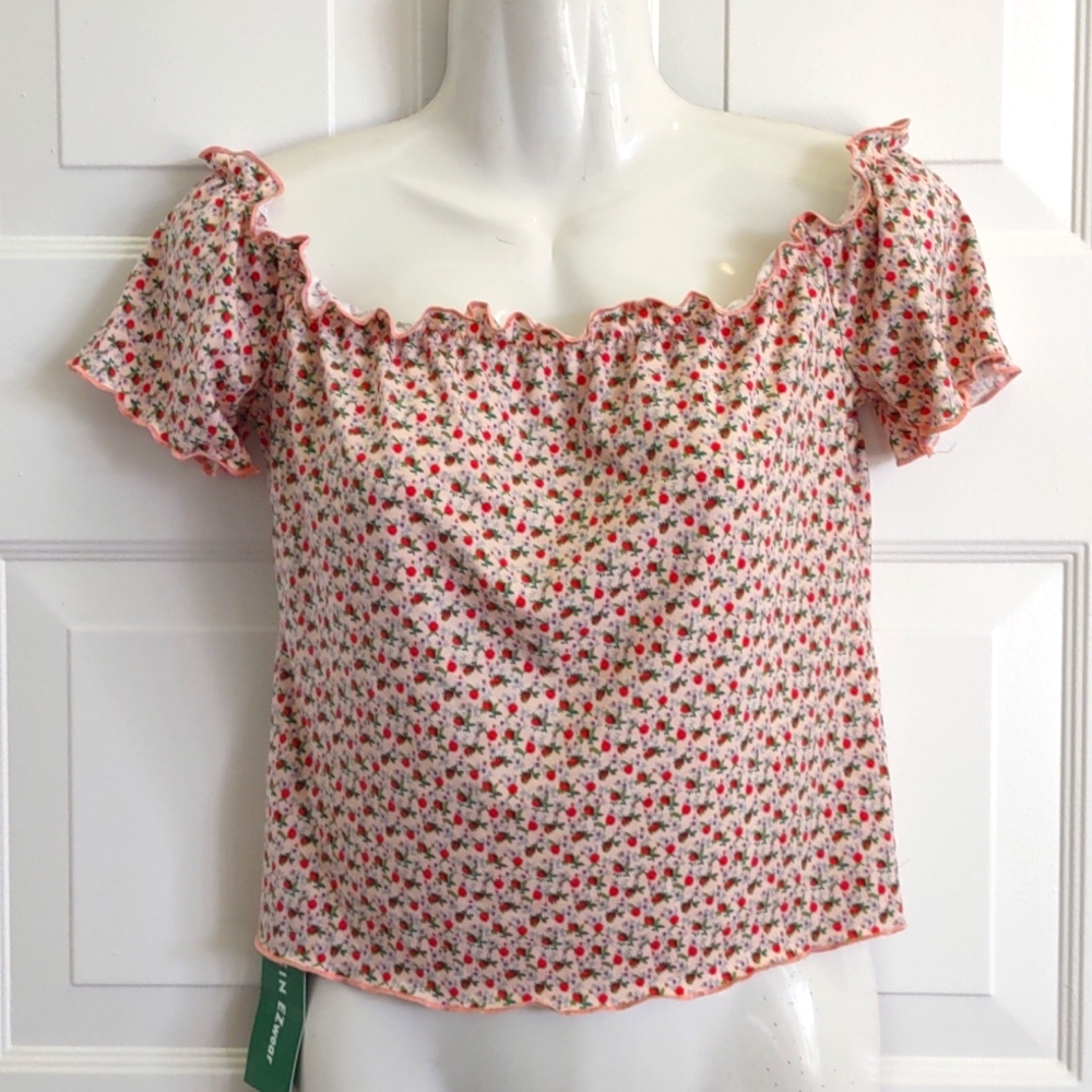 NWT Shein Floral Crop Top